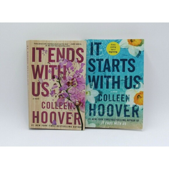 Colleen Hoover Other - It Ends With Us & It Starts With Us By Colleen Hoover 2 Books Collection Set